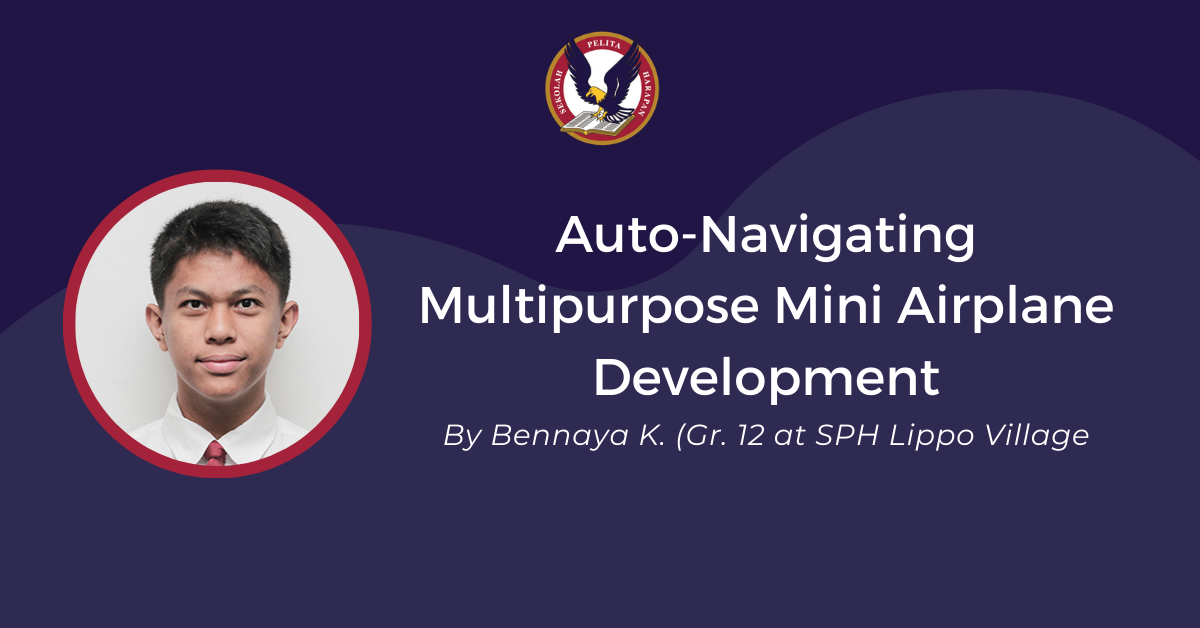 Thumbnail image Auto-Navigating Multipurpose Mini Airplane Development by Bennaya (Gr. 12)